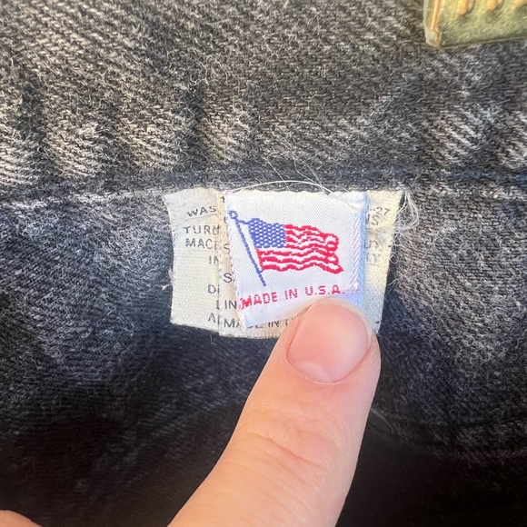 Rocky Mountain RARE Vintage Black Fringe Jeans - Picture 6 of 12